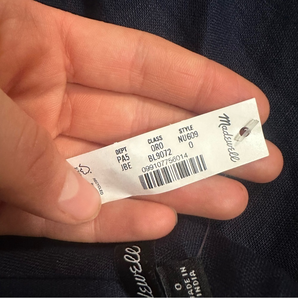 Madewell juniper berry Linen Maxi Slip Skirt - Picture 5 of 5